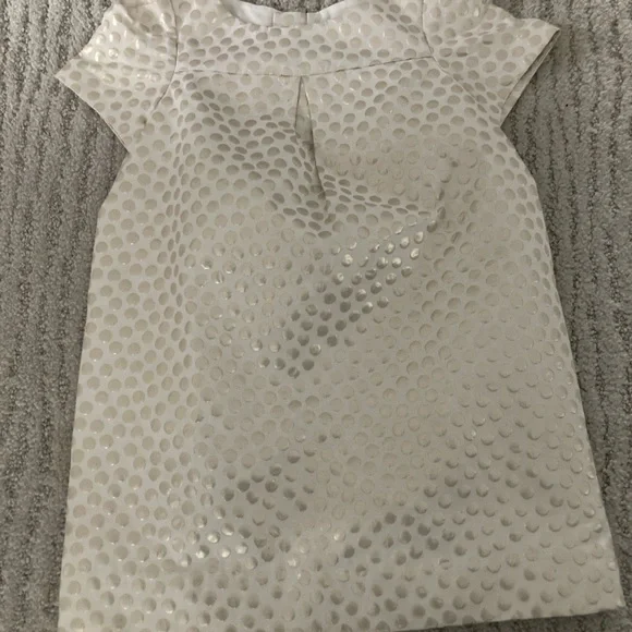 BONPOINT NEW girl gold dress size 6